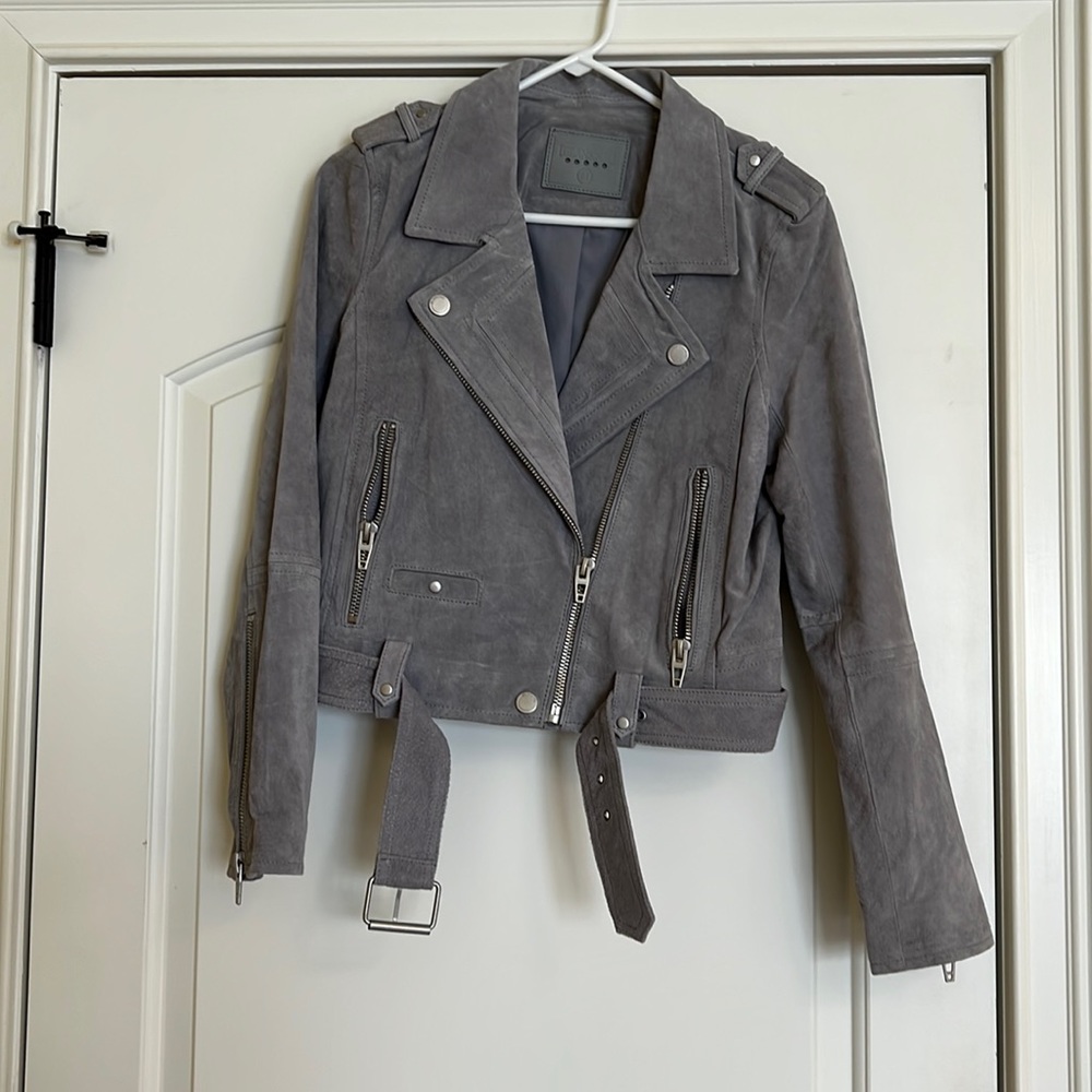 BlankNYC Morning Suede Moto Jacket NWOT